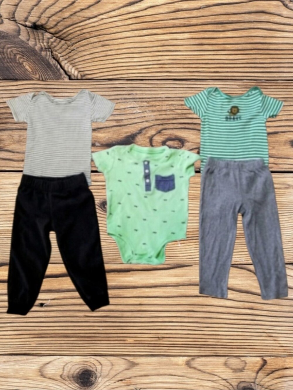 BABY BOY'S CARTER ONESIES AND PANTS